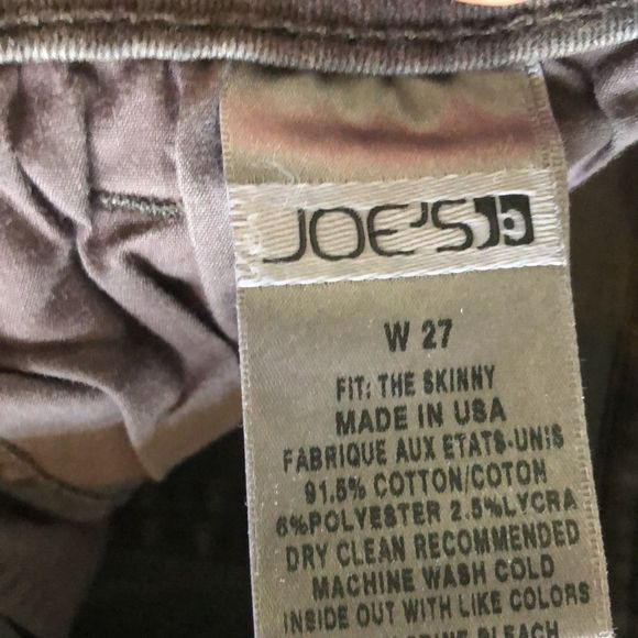 JOES JEANS THE SKINNY HIGH WAIST SKINNY JEANS IN GRAY WITH STRETCH SIZE 27 - Picture 8 of 9